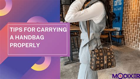 how to carry a handbag properly.